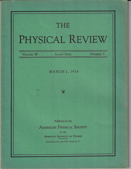 PR 1936 March 1 Einstein
