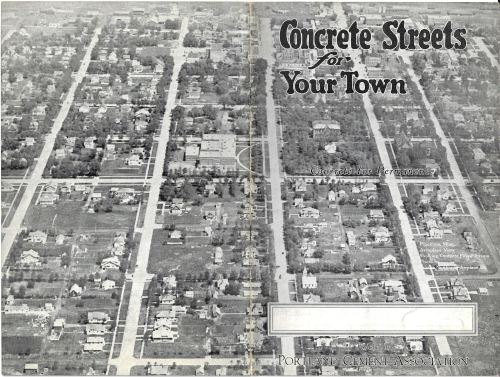 Concrete streets cover