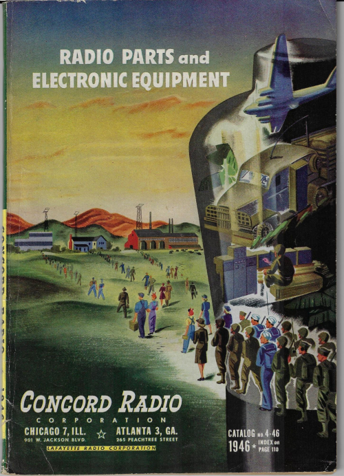 Book covers electronics reutn from the war 1946 Book covers electronics reutn from the war 1946