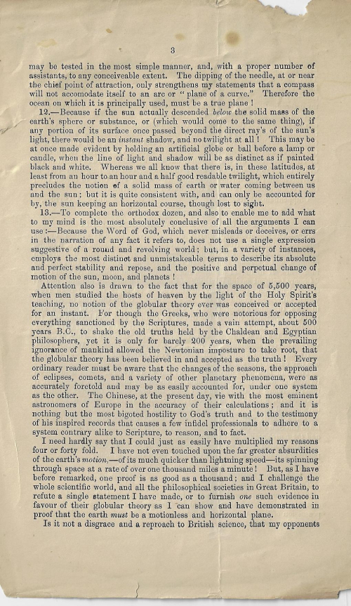 Flat earth _3_ Flat earth _3_