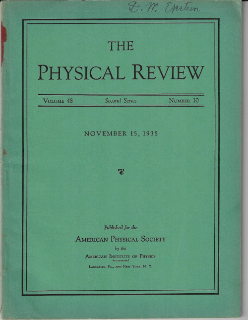 PR 1935 Zwicky tired Light PR 1935 Zwicky tired Light