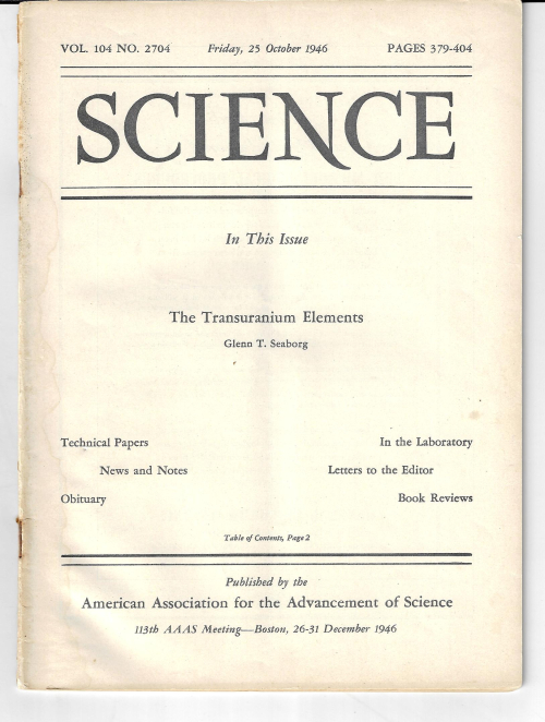 Seaborg transuranium