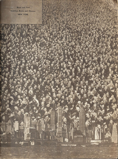 NYC People in skyline