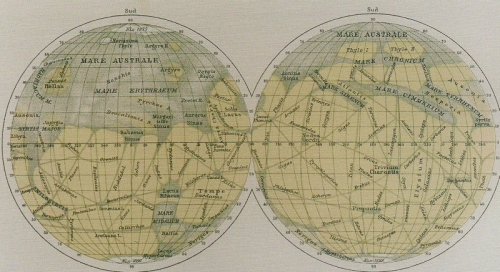 Mars  Flammarion 1892 Schiaparelli