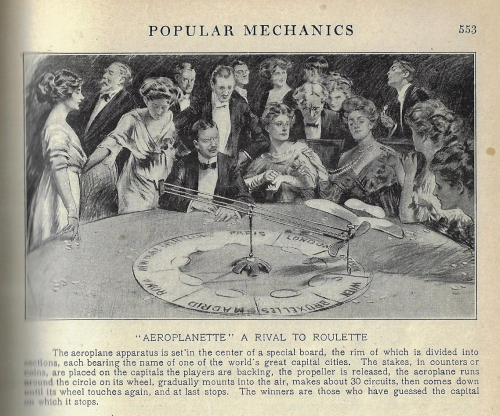 Pop Mech 1912 aeroplane roulette