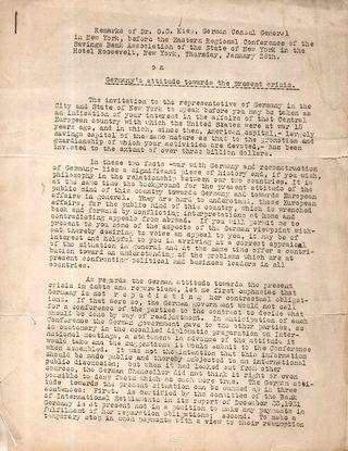 WWII Liep repudiating Versaille