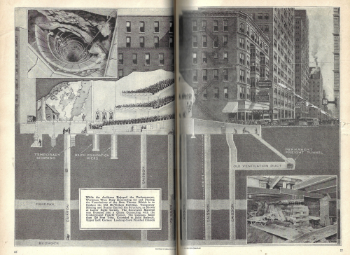 Pop Mech 1922 Cross section theatre caissons