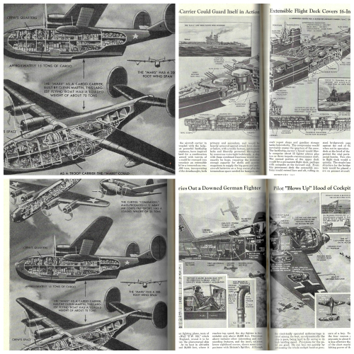 Pop Mech 1943 cross section collage