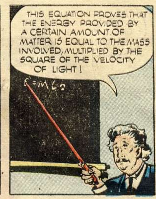 E=MC2 comic book 1946