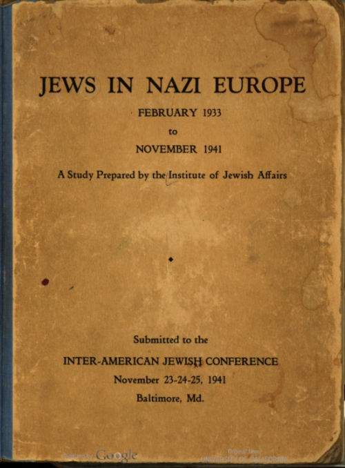 Jew in Nazi Europe 1941