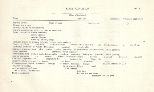 Admission form mental hospital Admission form mental hospital
