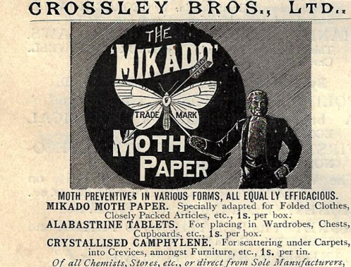 Nature 1896 Moth paper