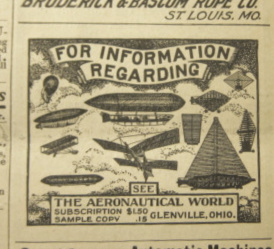 Aviation aeronautical world 1903