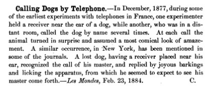 JFI 1884 Dogs on the phone