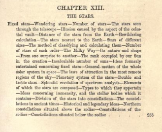 Found poetry the stars