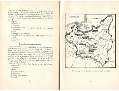 Auschwitz poland map