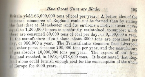 JFI 1859 supply of coal