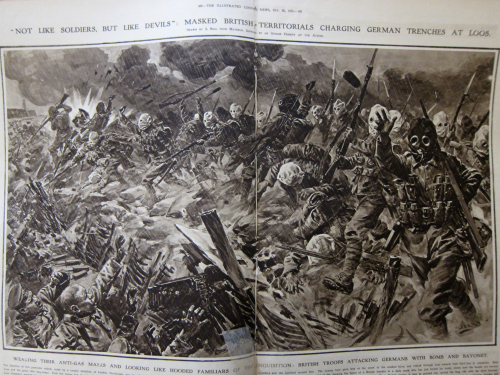 ILN 1915 Masked British Territorials