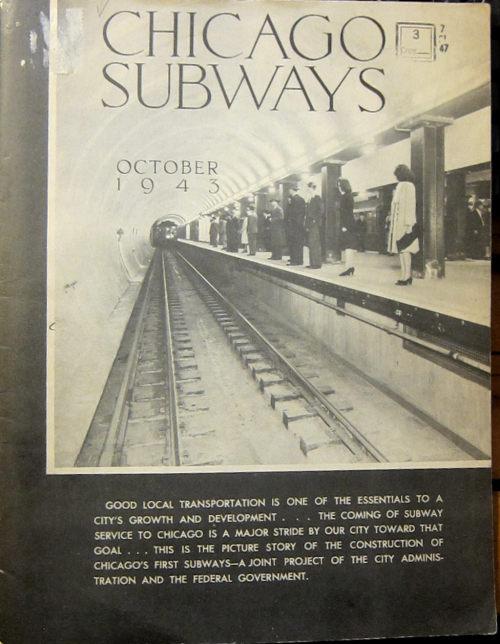 Chicago subways 1943 cover