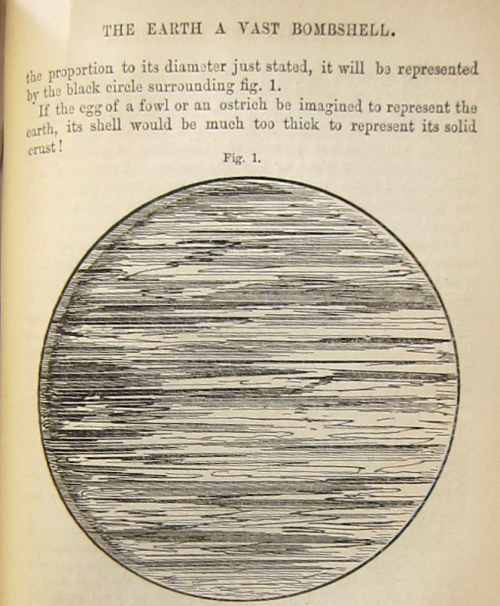 Earth a vast bombshell 1854