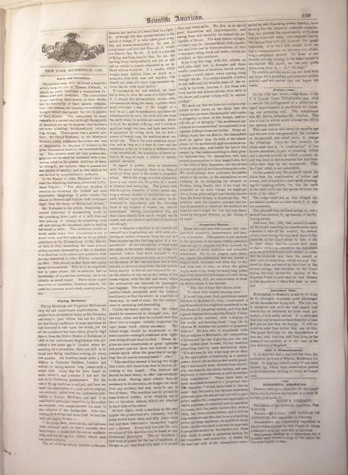 Sci Am 1848 flying machine Sci Am 1848 flying machine