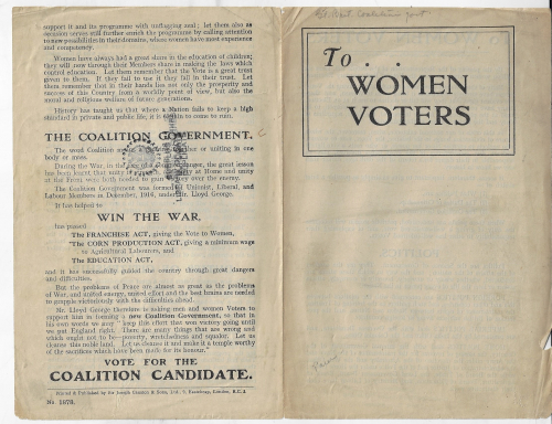 Books covers women voters inside Books covers women voters inside