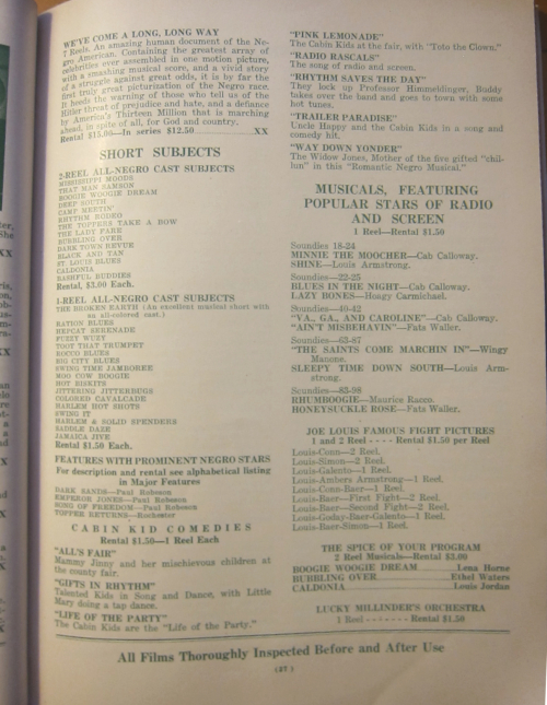 Negro movies _5_ Negro movies _5_