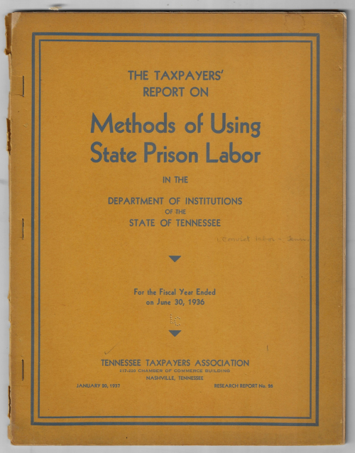 Americana tennessee prison labor