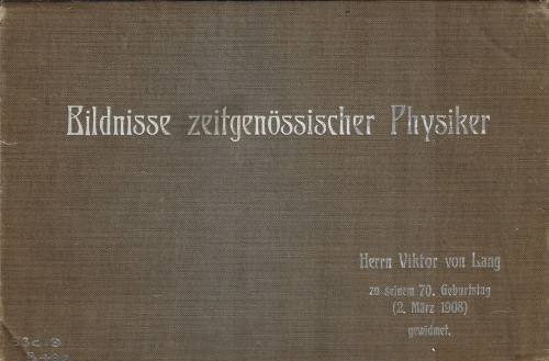 Physics portraits _23_ Physics portraits _23_