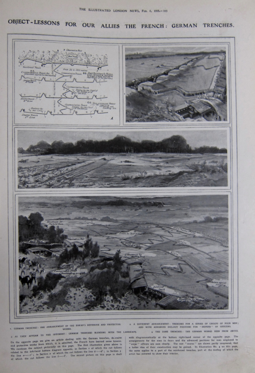 WWI German trenches WWI German trenches