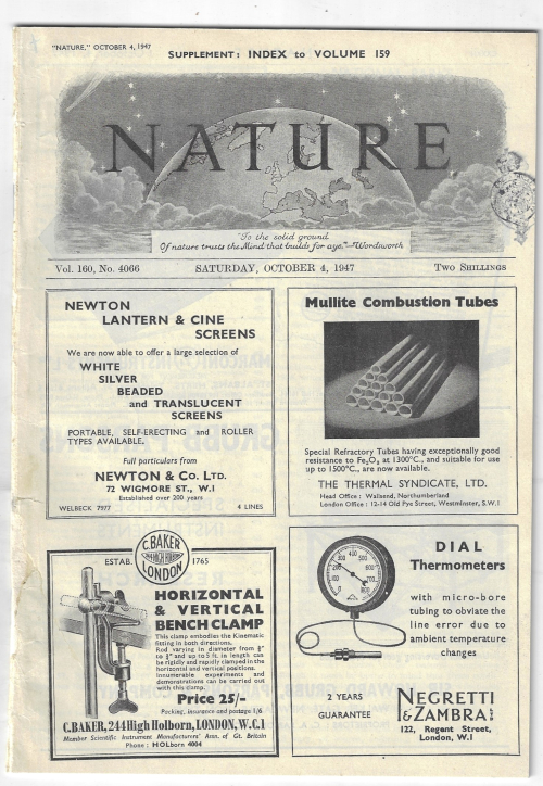 Nature 1947 DW Pion Nature 1947 DW Pion