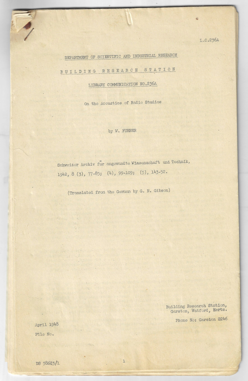 Acoustics radio station Acoustics radio station