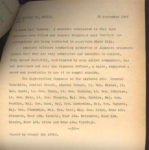 Japanese surrender 25 September Yamashita _2_