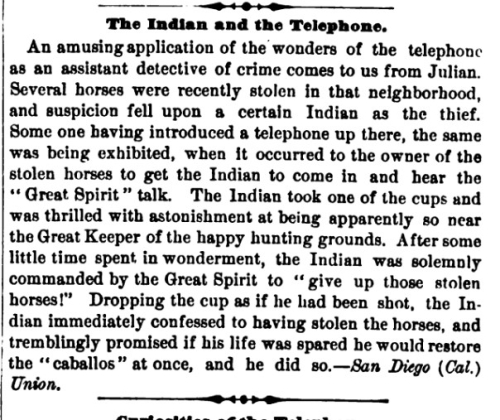 Sci Am 1880 Indians telephone