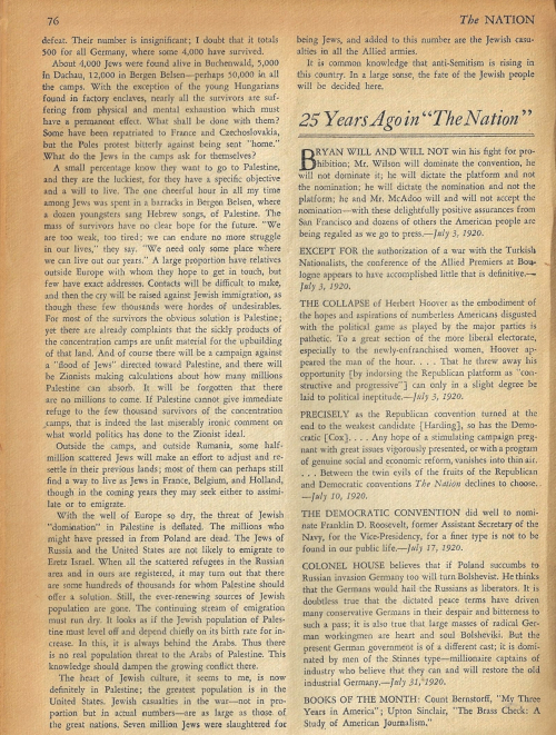 Nation July 26 1945 whats left of jews