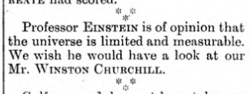 Einstein Punch March 2 1921 Einstein Punch March 2 1921