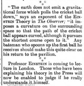 Einstein Punch March 2 1921 Einstein Punch March 2 1921