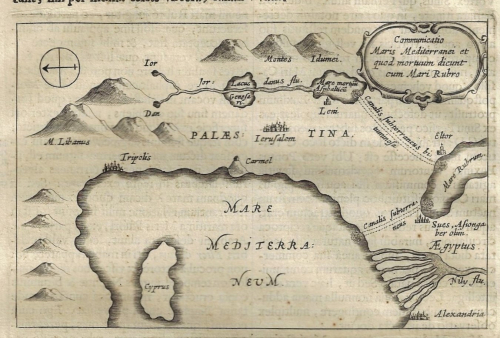 Kircher holy land detail; Kircher holy land detail;