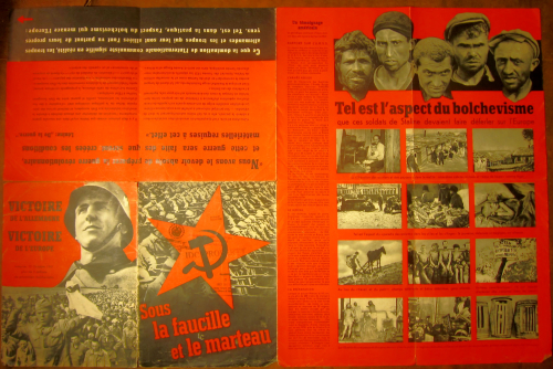 German propaganda hammer sickle covers poster 1_