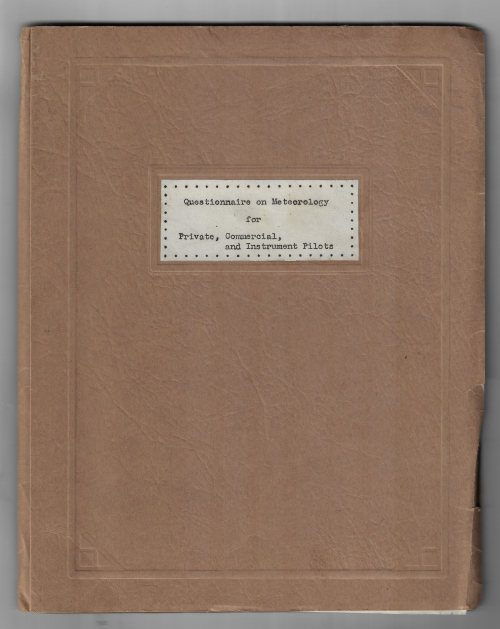 Questionnaire meteorology